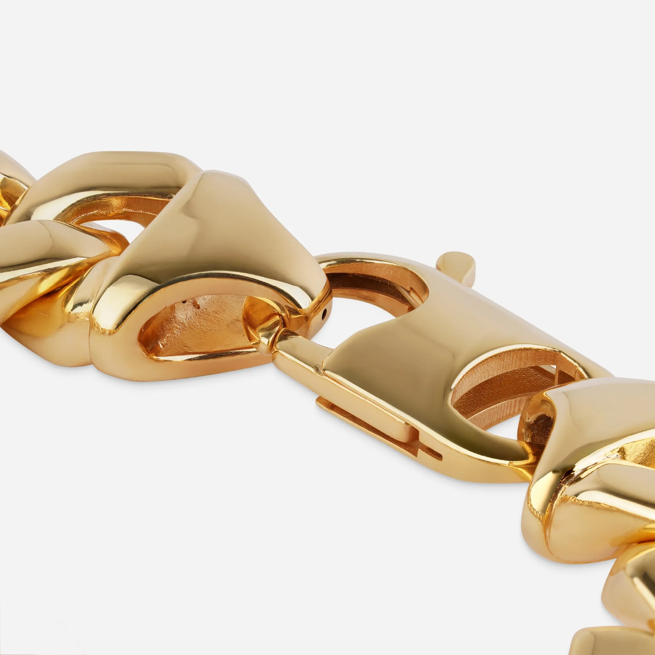 Wide Curb Chain Bracelet - 18k sold by 7879 product image thumbnail 5
