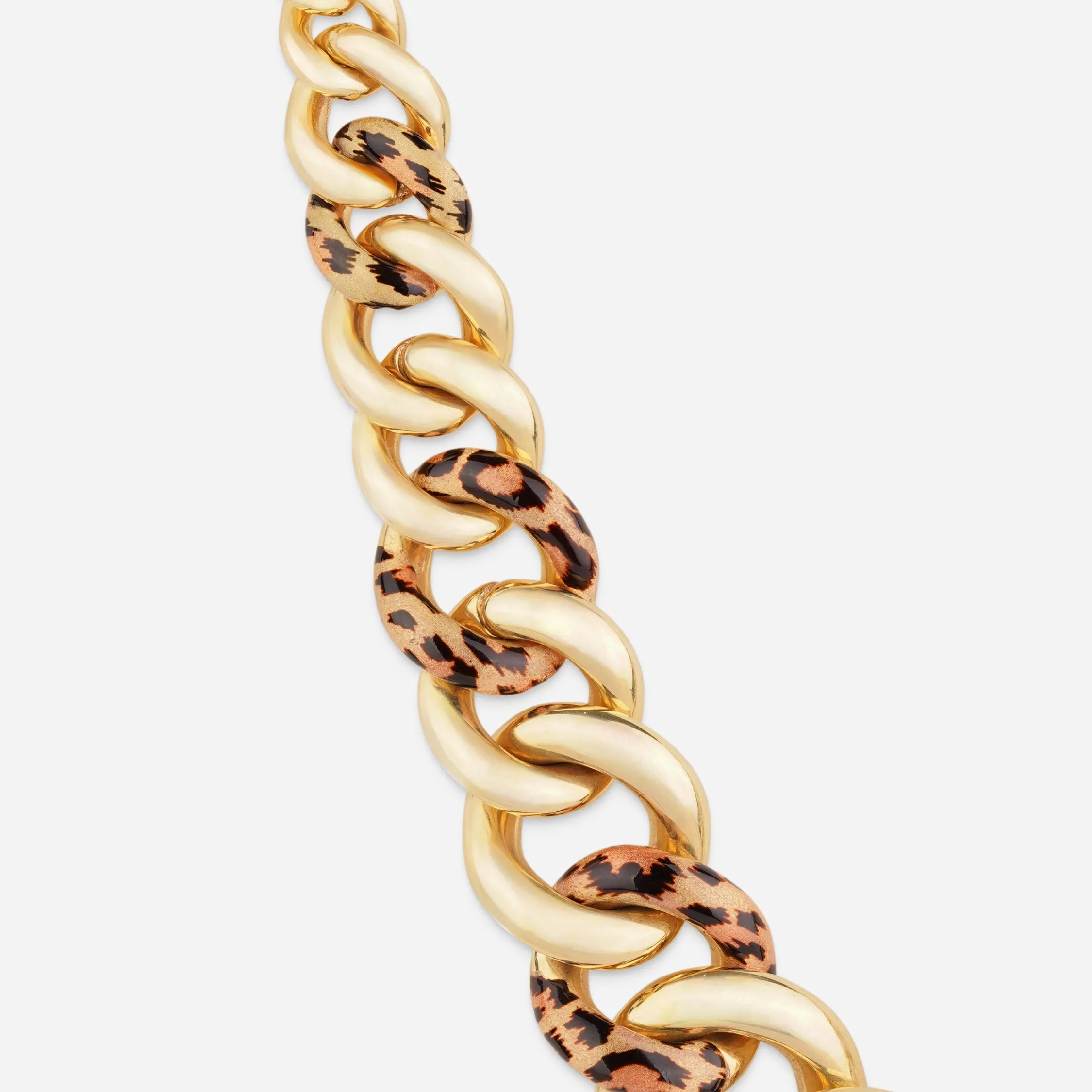 Reversible Leopard Link Chain Necklace - 18k sold by 7879 product image thumbnail 5