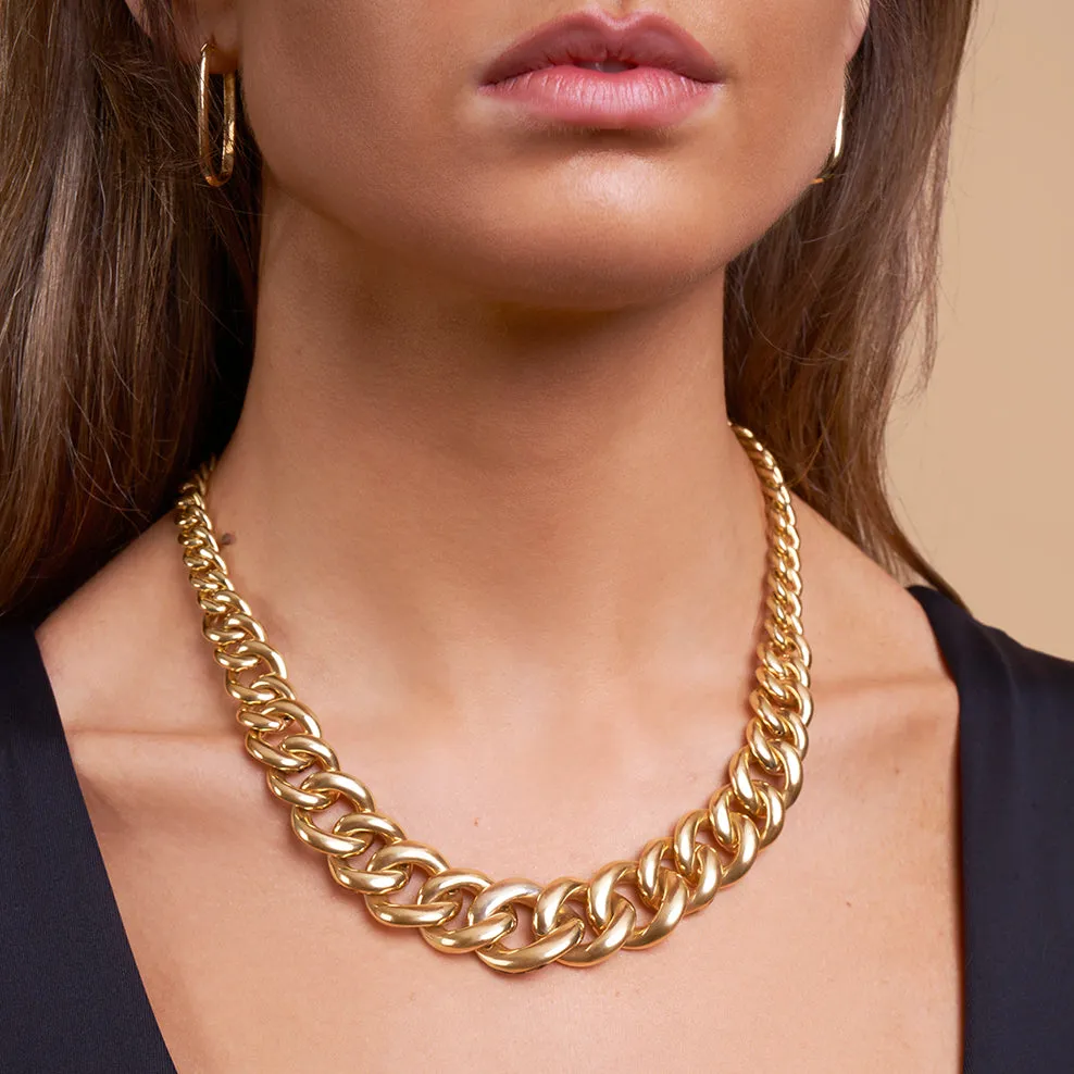 Reversible Leopard Link Chain Necklace - 18k sold by 7879 product image thumbnail 4