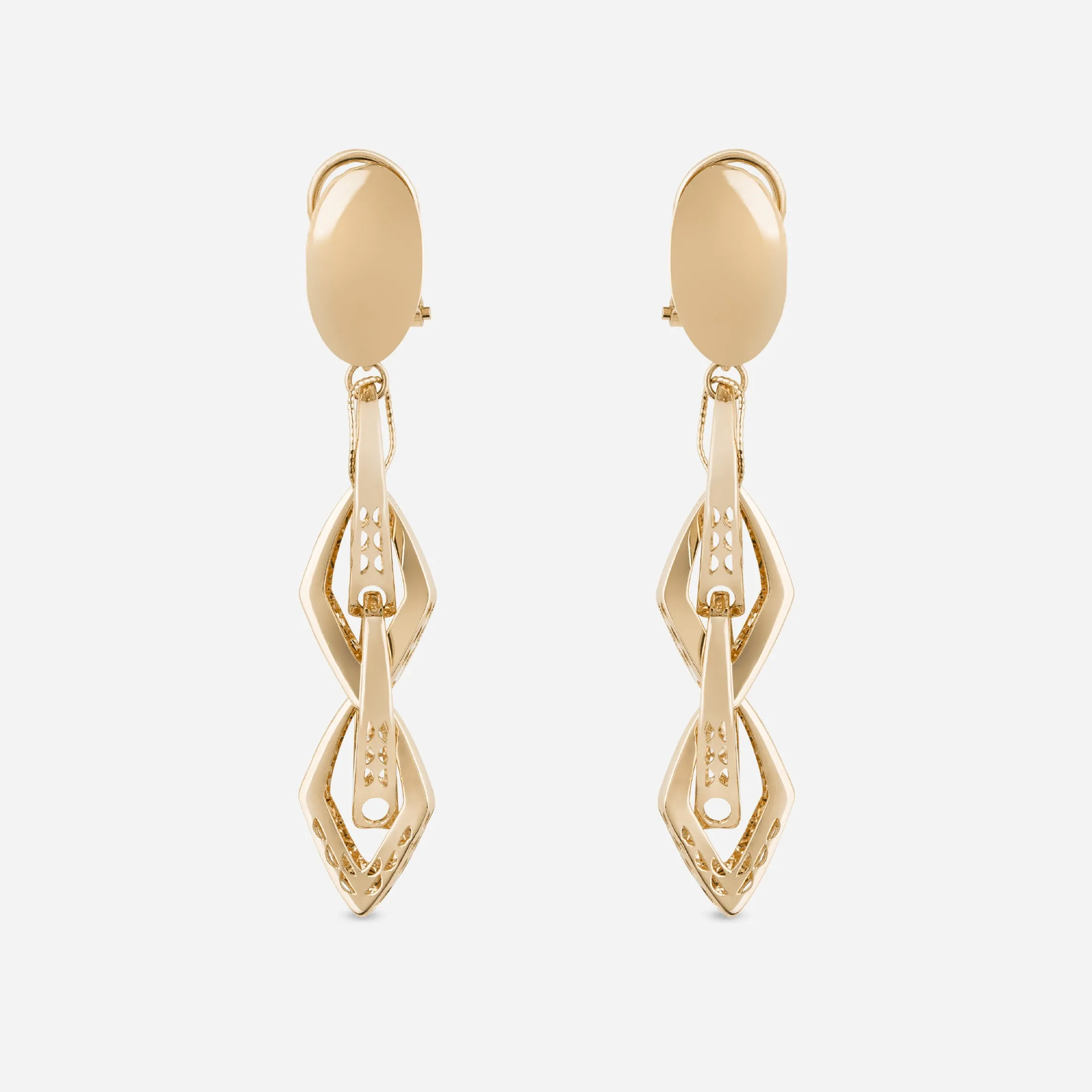 Linked Diamond Drop Earrings - 18k sold by 7879 product image thumbnail 3