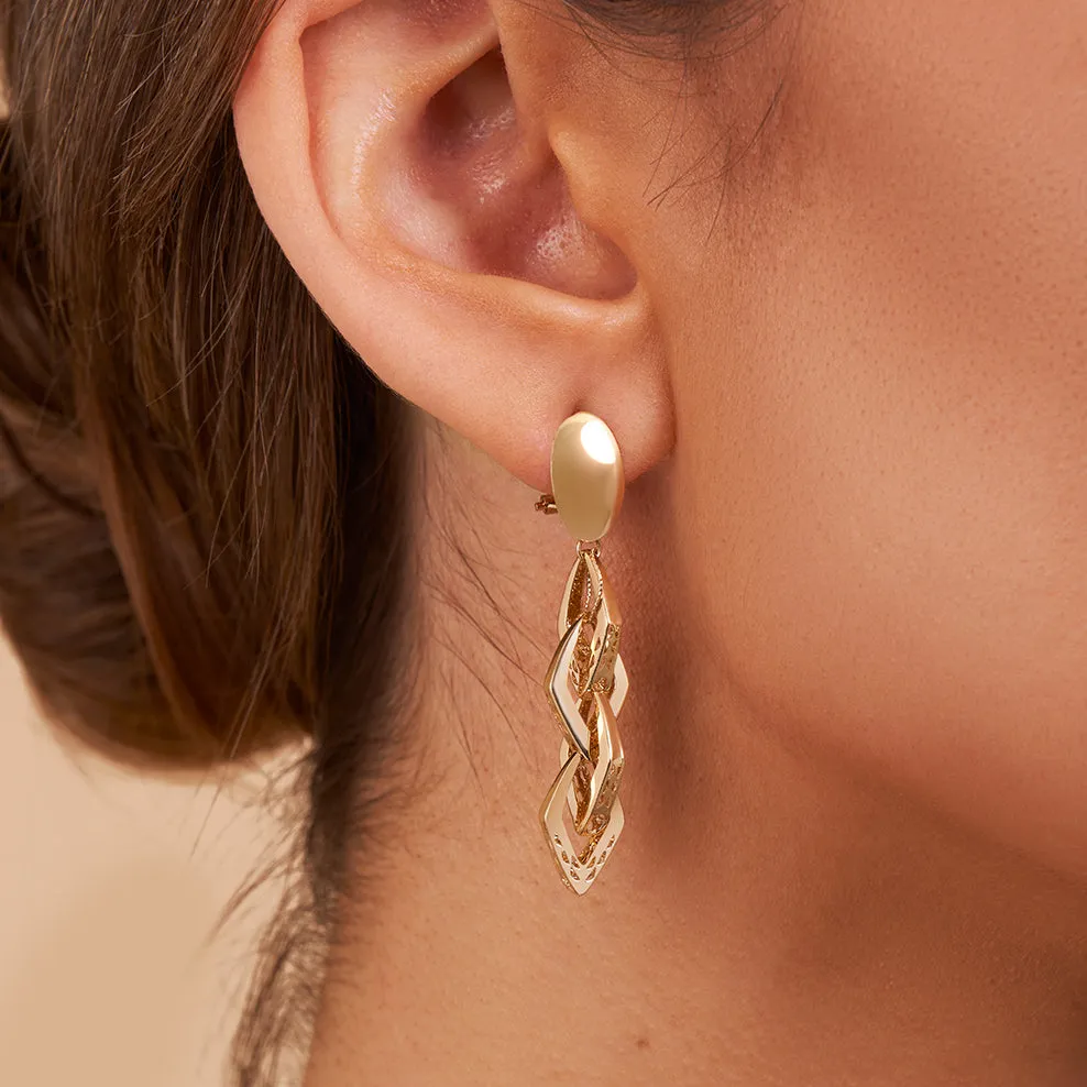 Linked Diamond Drop Earrings - 18k sold by 7879 product image thumbnail 2