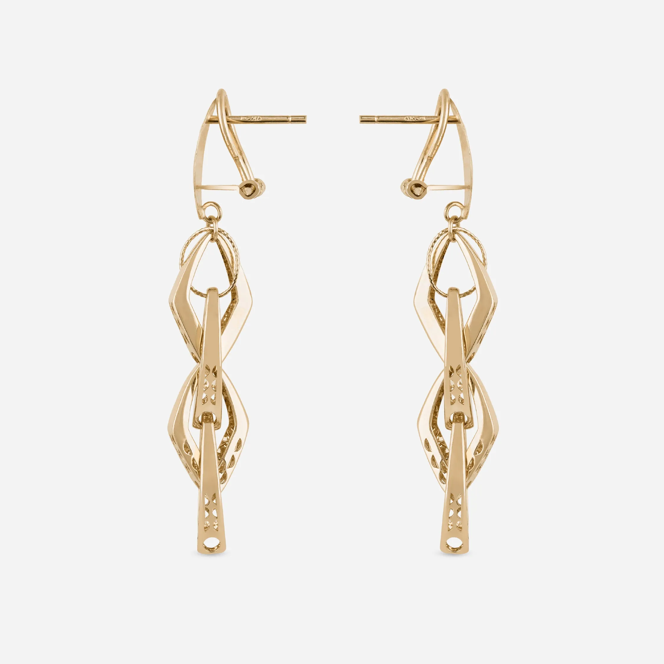 Linked Diamond Drop Earrings - 18k sold by 7879 product image thumbnail 4