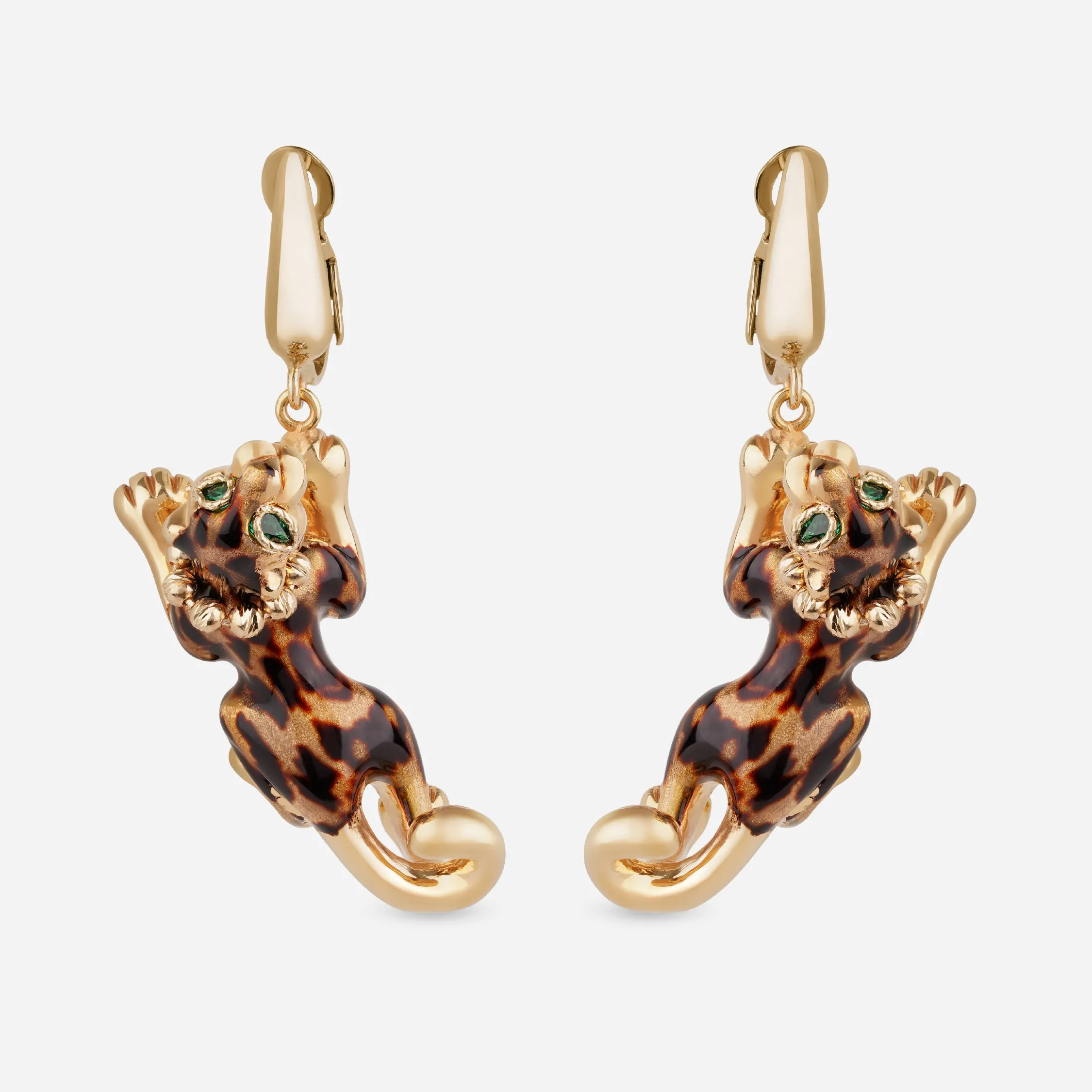 Leopard Sculptural Drop Earrings - 18k sold by 7879 product image thumbnail 3