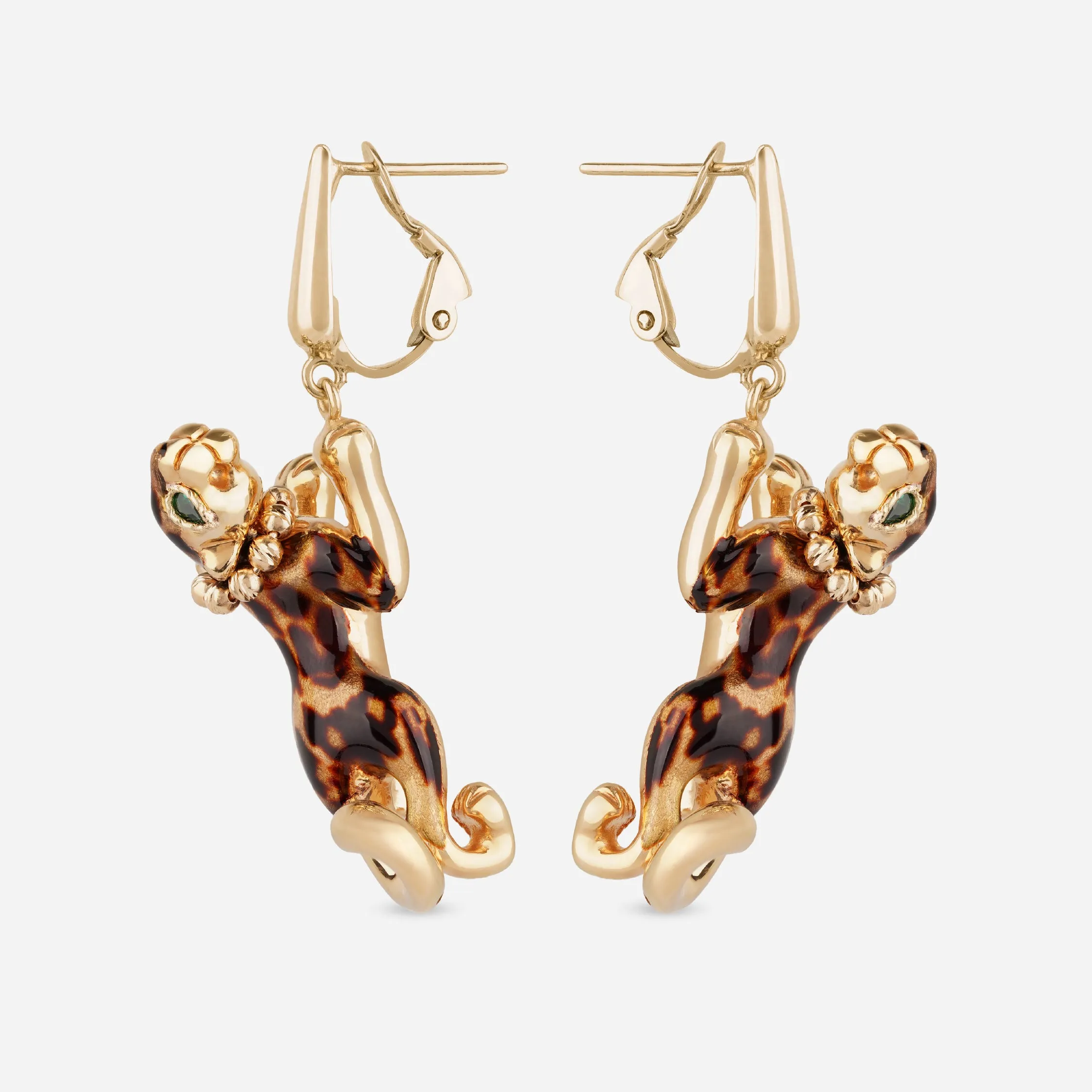Leopard Sculptural Drop Earrings - 18k sold by 7879 product image thumbnail 5