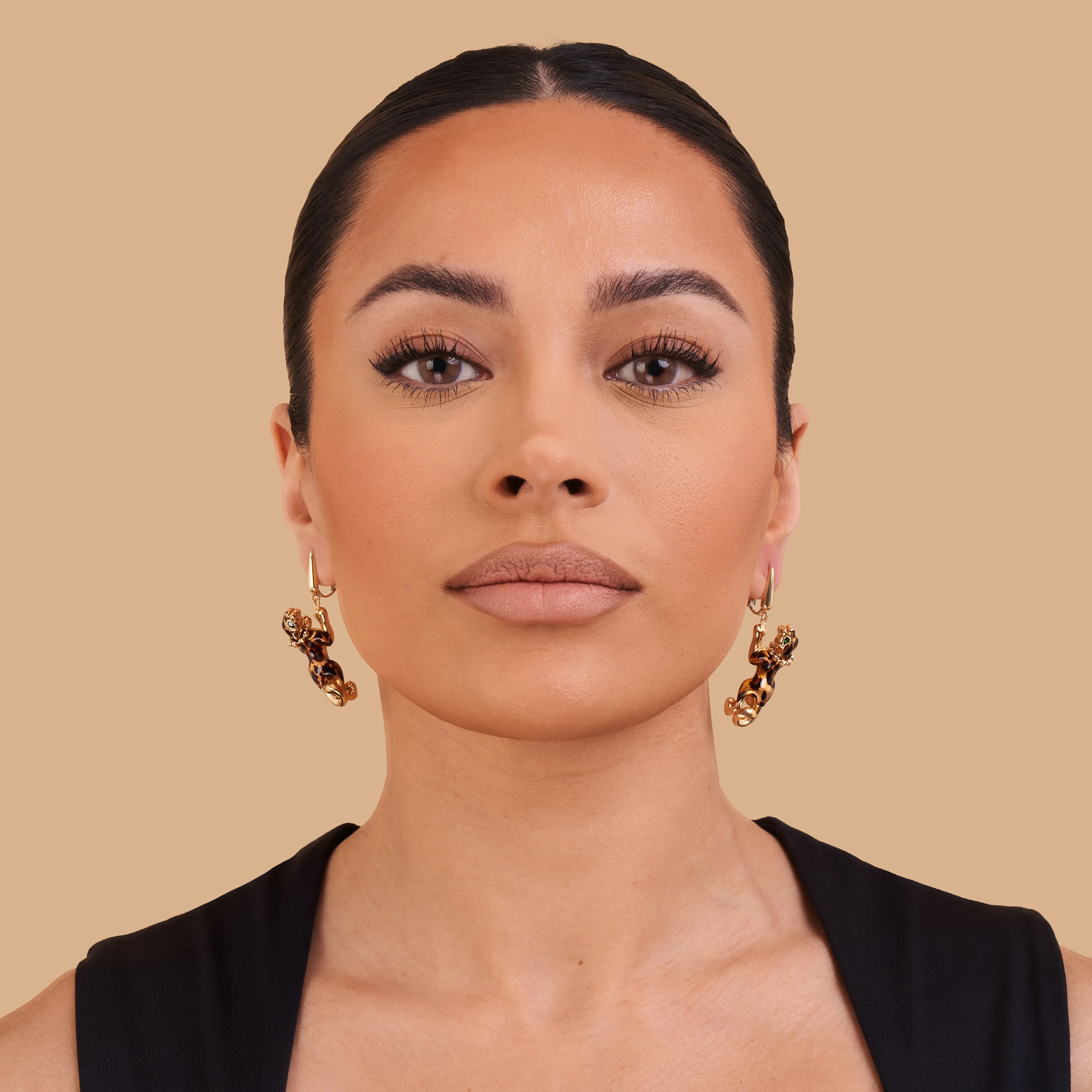 Leopard Sculptural Drop Earrings - 18k sold by 7879 product image thumbnail 4