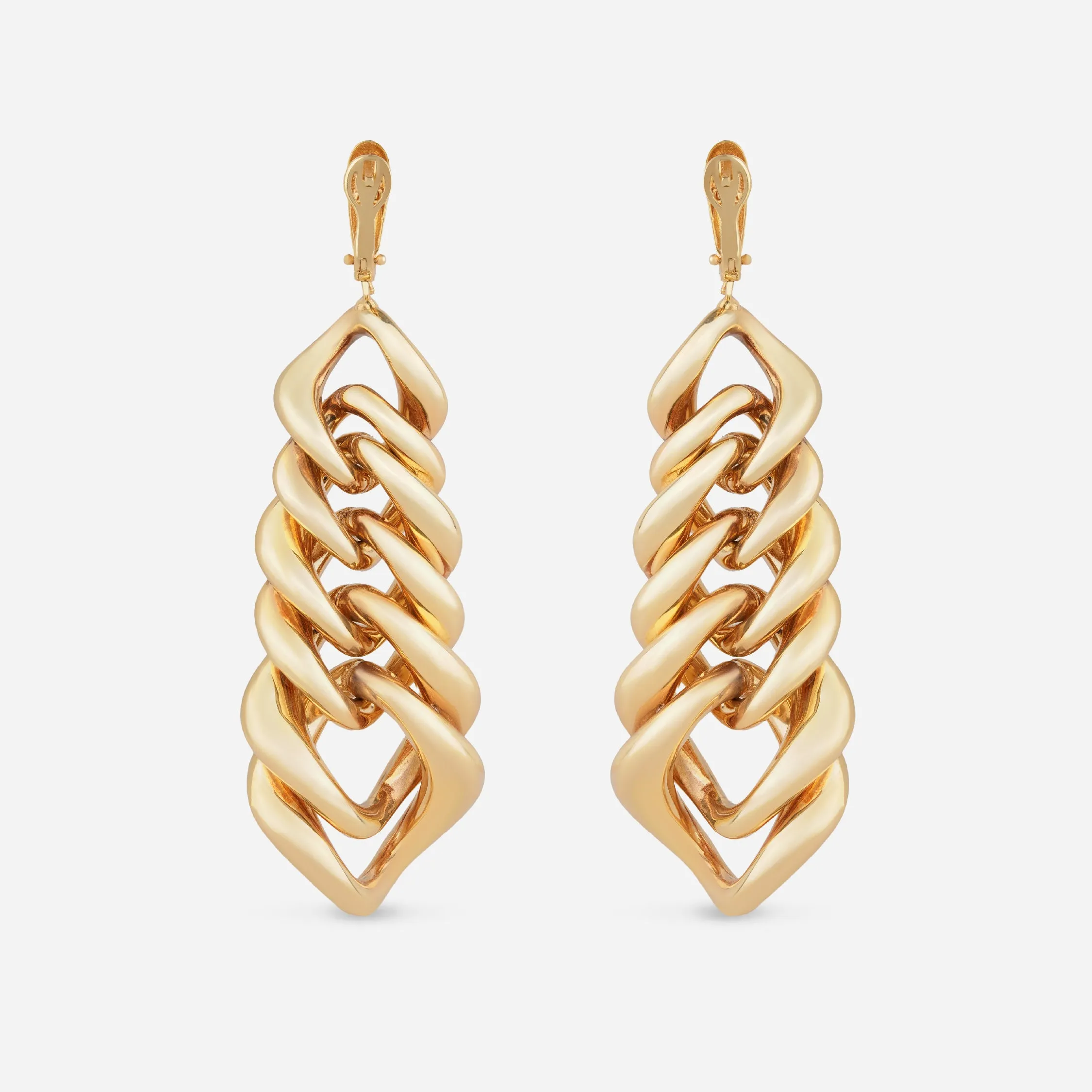 Curb Link Statement Drop Earrings - 18k sold by 7879 product image thumbnail 5
