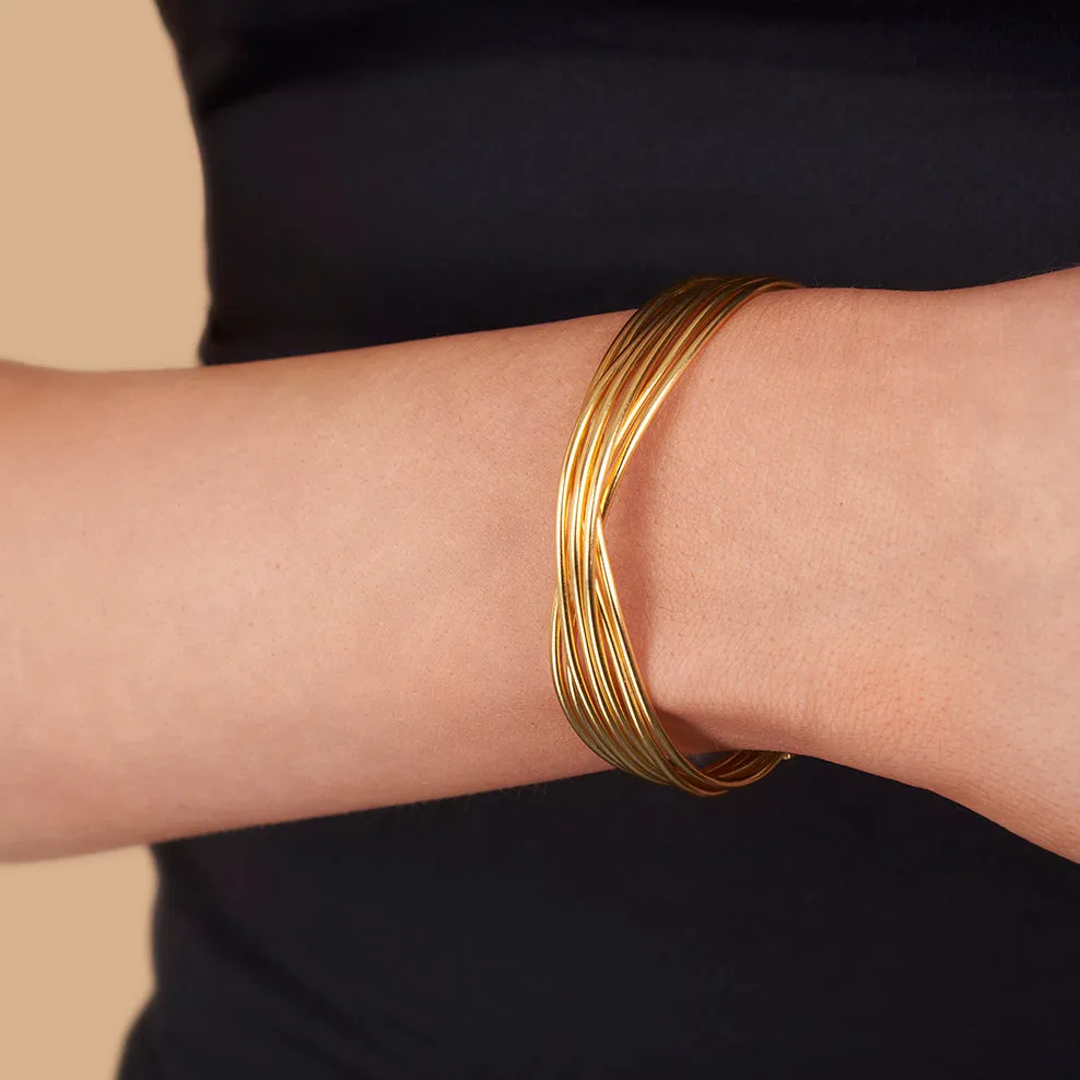 Twisted Multi Wire Adjustable Cuff sold by 7879 product image thumbnail 2