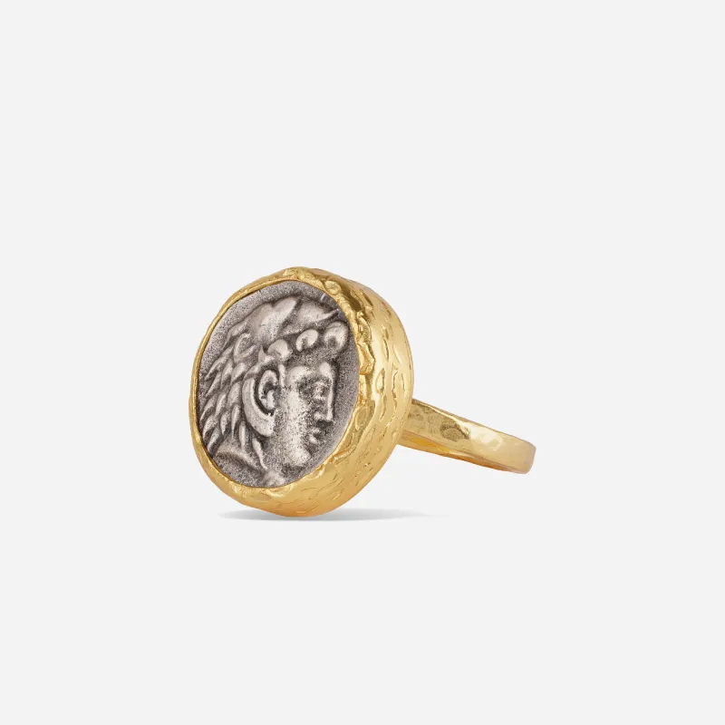 Alexander the Great Round Adjustable Ring made by 7879