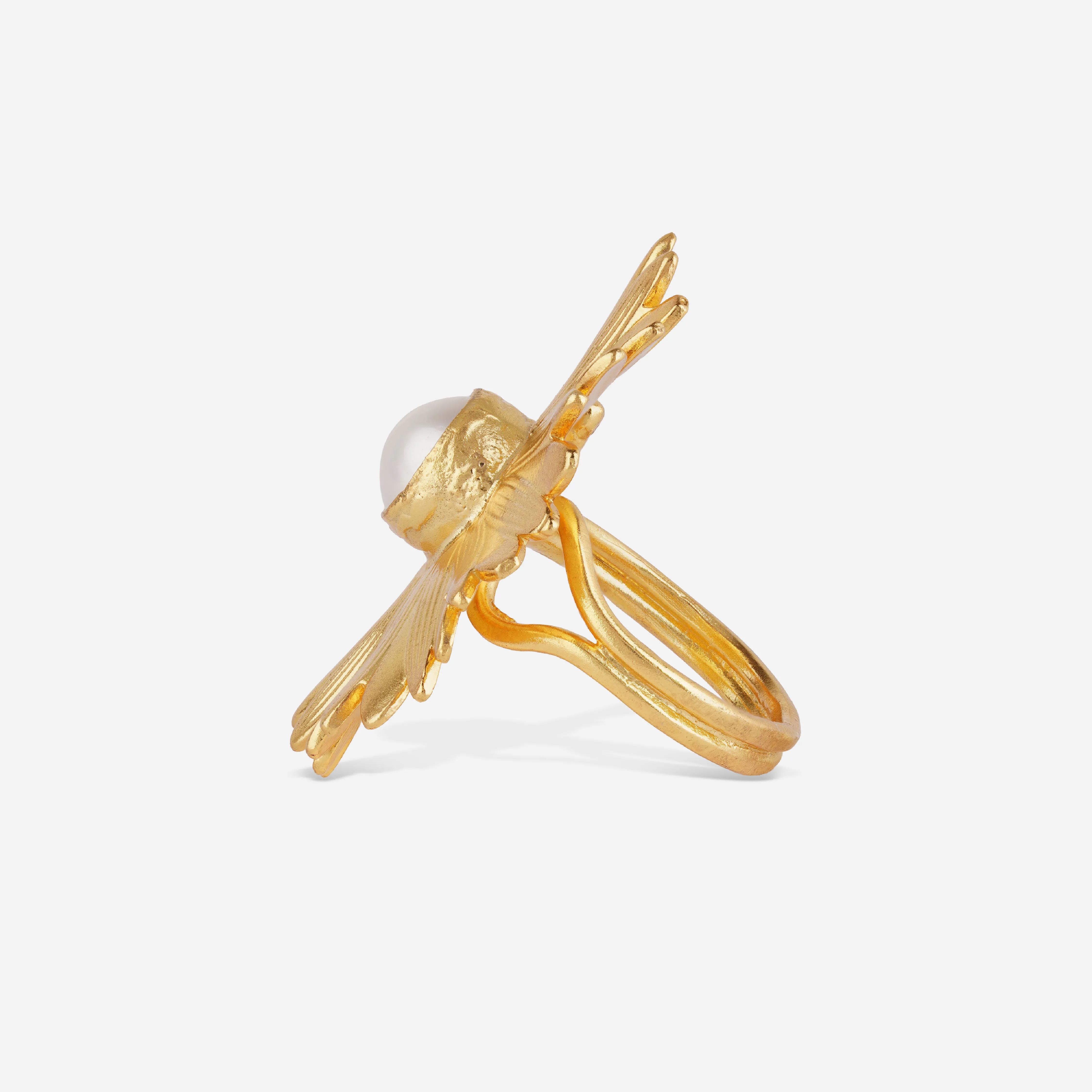 Majorca Pearl Demi Flower Adjustable Ring sold by 7879 product image thumbnail 5