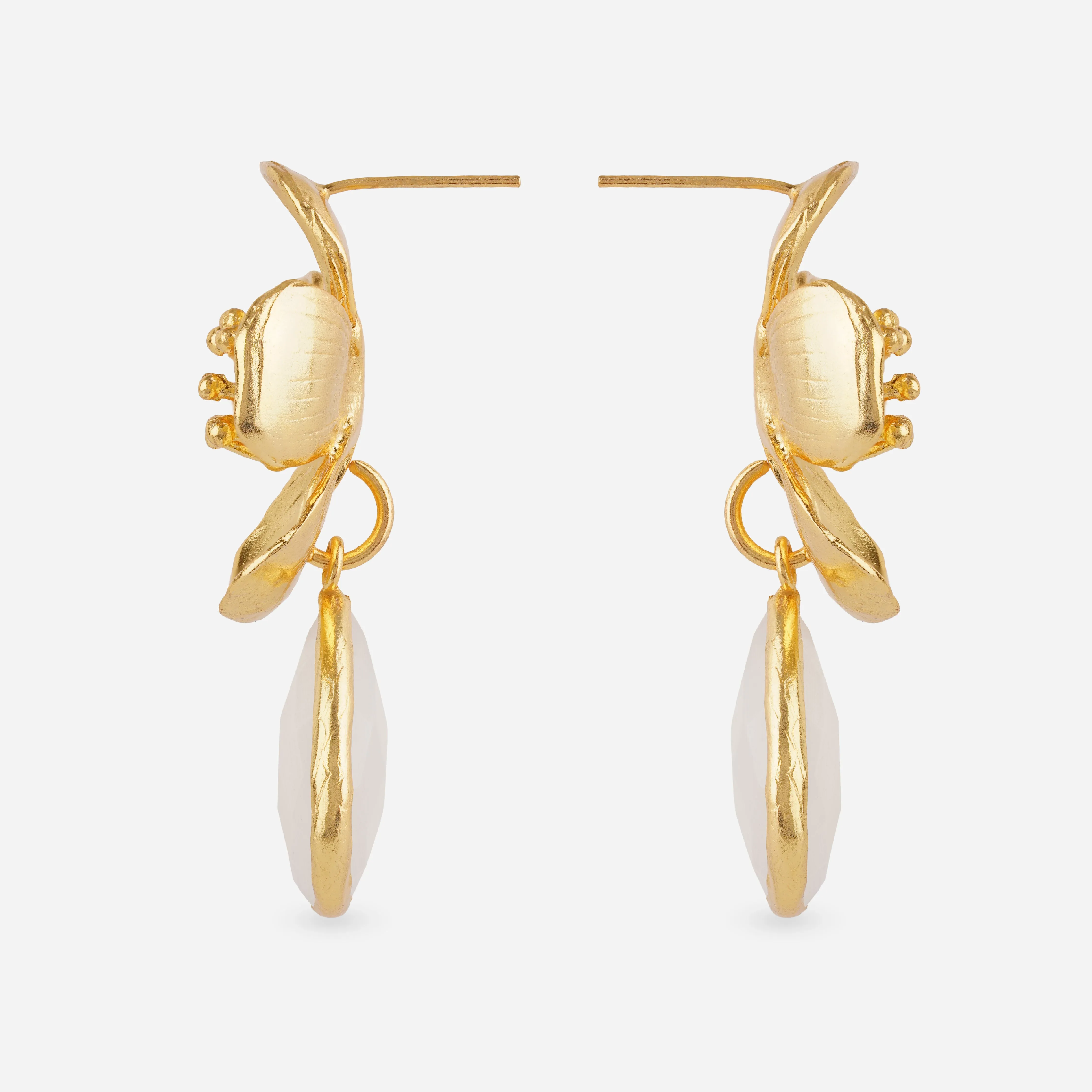 Majorca Pearl Floral Drop Earrings sold by 7879 product image thumbnail 4