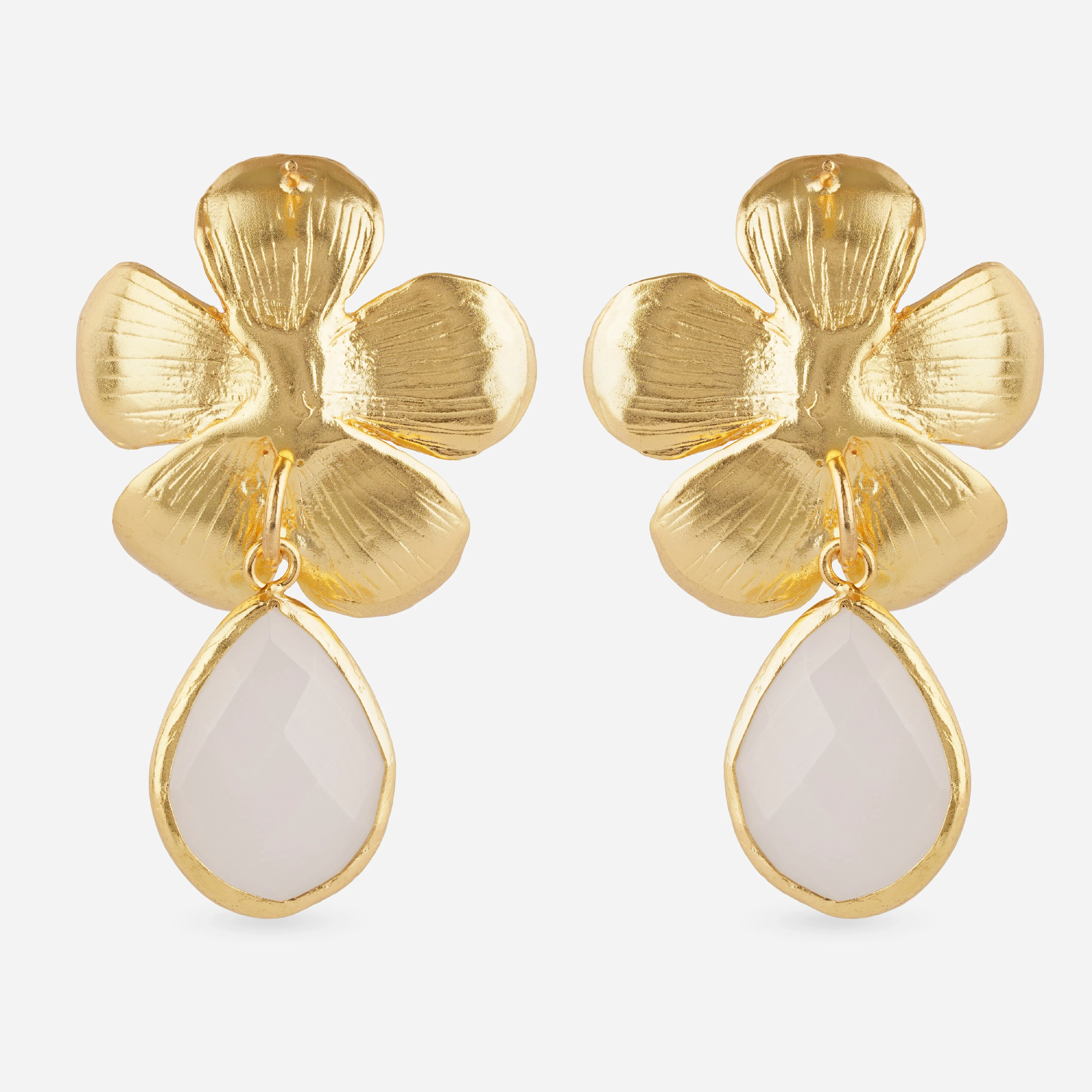 Majorca Pearl Floral Drop Earrings sold by 7879 product image thumbnail 5