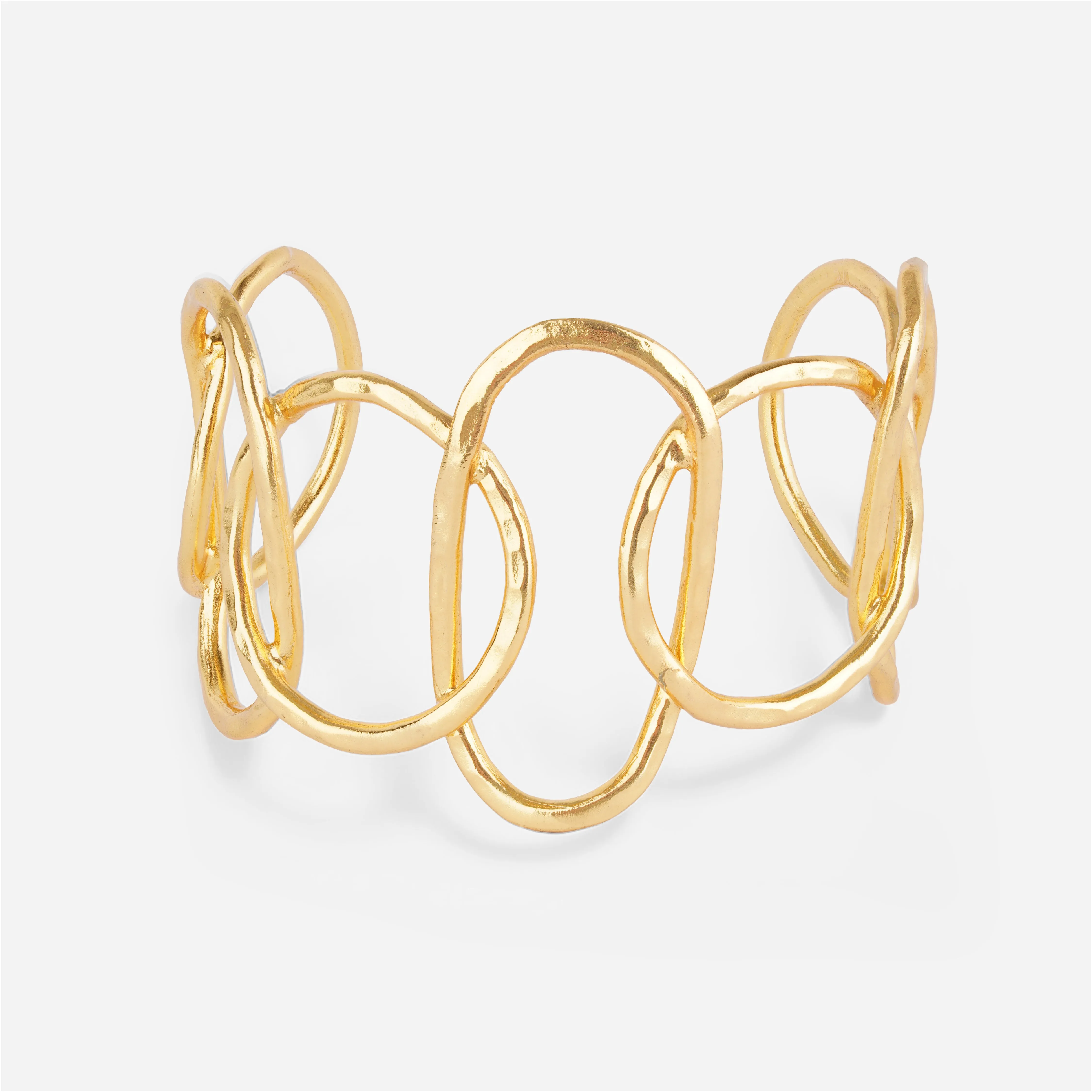 Hammered Loop Statement Cuff sold by 7879 product image thumbnail 4