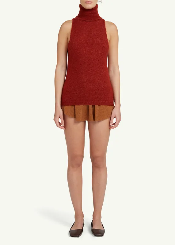 Frances Turtleneck Vest sold by Cashmere in Love