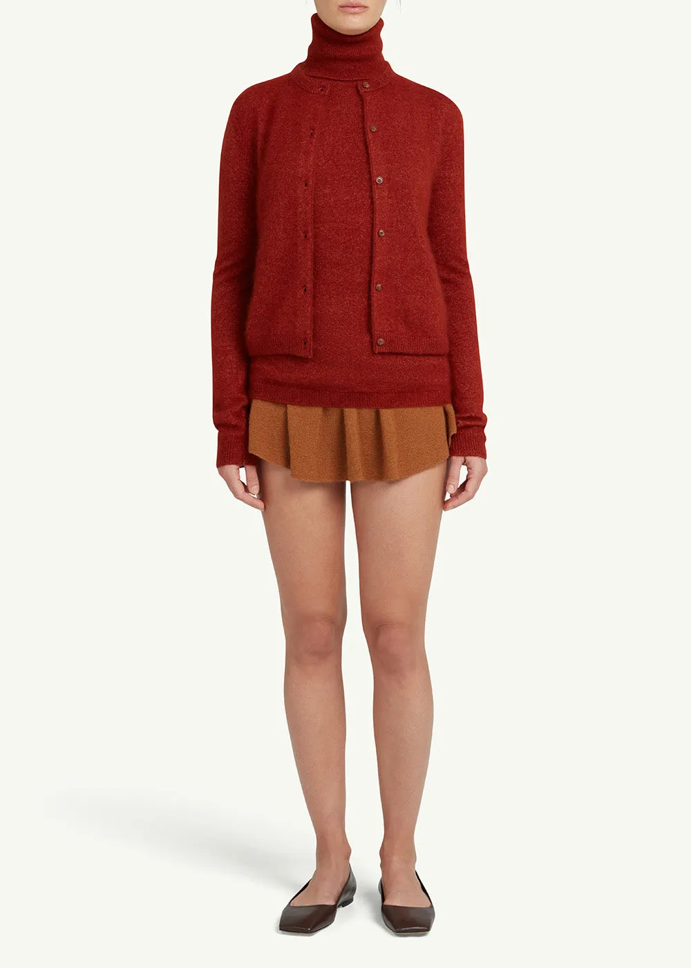 Frances Turtleneck Vest sold by Cashmere in Love product image thumbnail 4