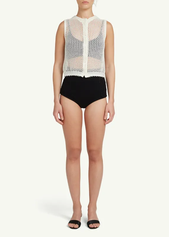 June Crochet Vest sold by Cashmere in Love