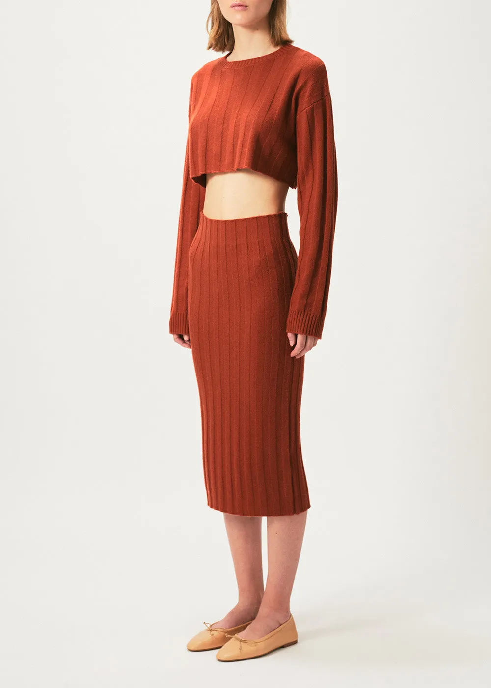 Lenny Cashmere Pencil Skirt sold by Cashmere in Love product image thumbnail 2