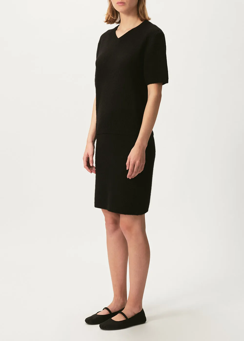 Miller Fine Knit Cashmere Tee sold by Cashmere in Love product image thumbnail 2