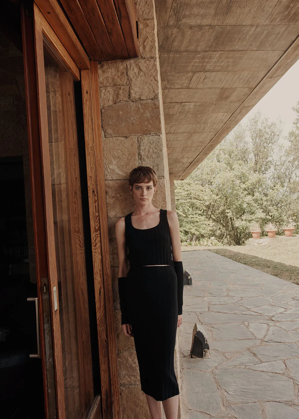 Lenny Cashmere Pencil Skirt sold by Cashmere in Love product image thumbnail 2