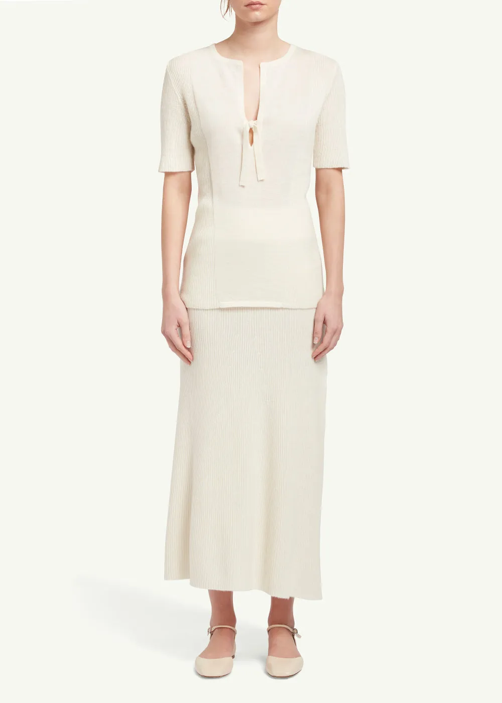 River Knit Skirt sold by Cashmere in Love