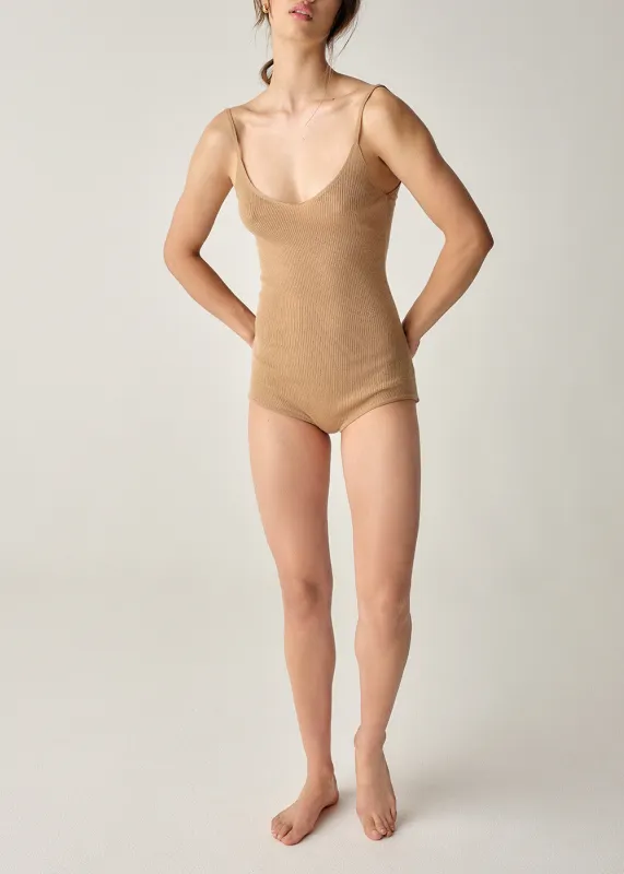 Joni Fine Knit Bodysuit made by Cashmere in Love