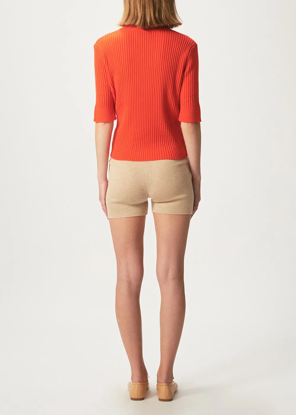 Alexa Fine Mini Biker Short sold by Cashmere in Love product image thumbnail 5