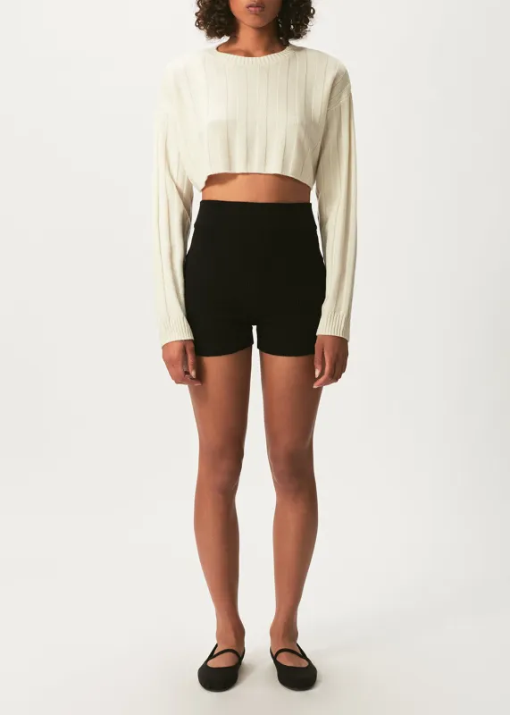 Alexa Fine Mini Biker Short sold by Cashmere in Love