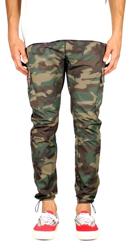 Camo Cool Nylon Cargo Pants sold by Hyper Denim