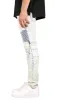 Bleach Blue Biker Jeans sold by Hyper Denim