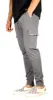 Charcoal Cool Nylon Zipper Pants sold by Hyper Denim