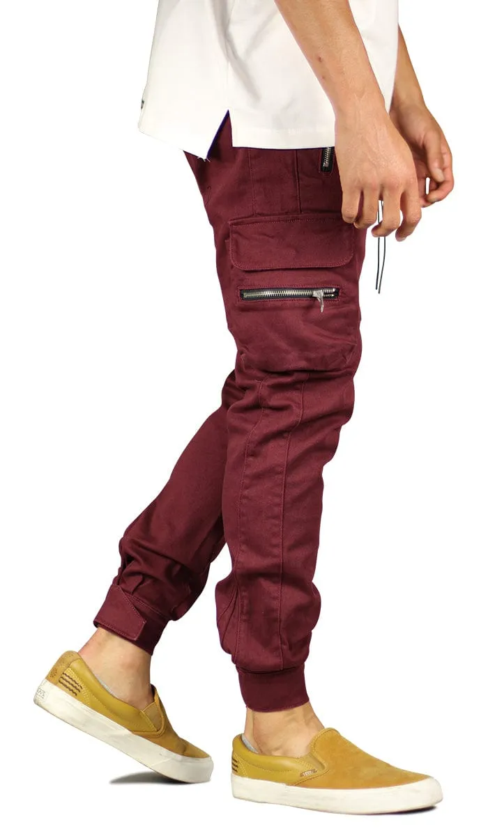 Maroon Combat Cargo Pant sold by Hyper Denim product image thumbnail 4