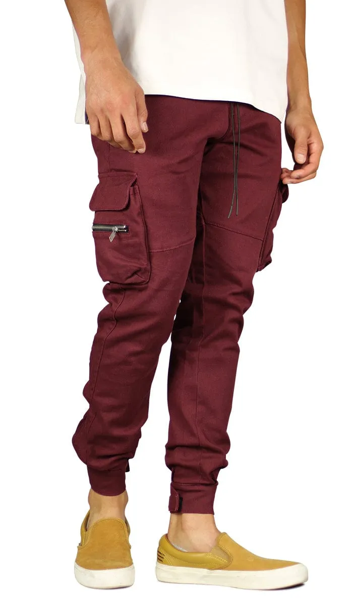 Maroon Combat Cargo Pant sold by Hyper Denim product image thumbnail 5