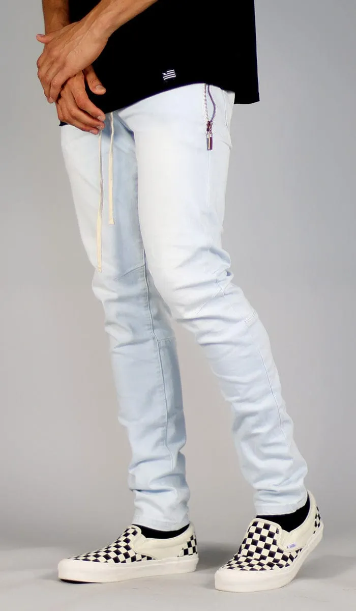 White Blue Slim Jeans sold by Hyper Denim product image thumbnail 5
