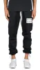 Black Cord Lock Sweat Pants sold by Hyper Denim