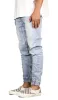 LT.Blue Drop Crotch Denim Joggers sold by Hyper Denim