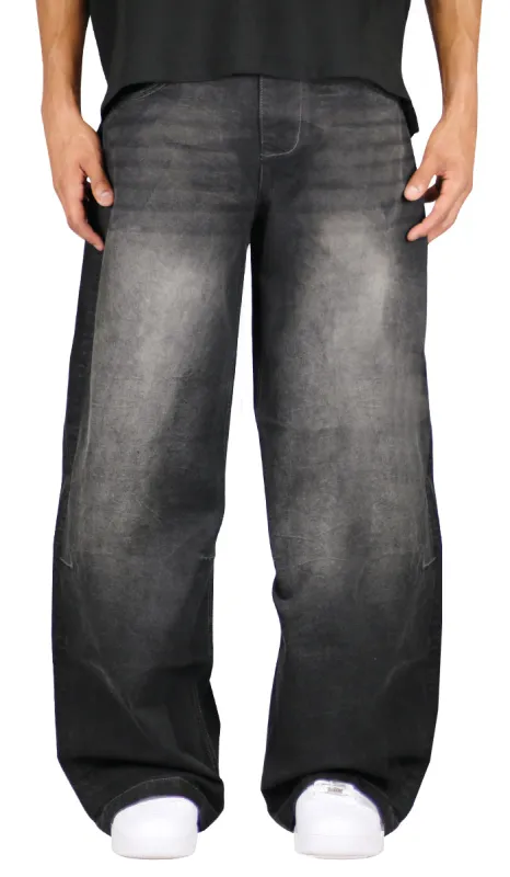 Black Ultra Baggy Jeans sold by Hyper Denim