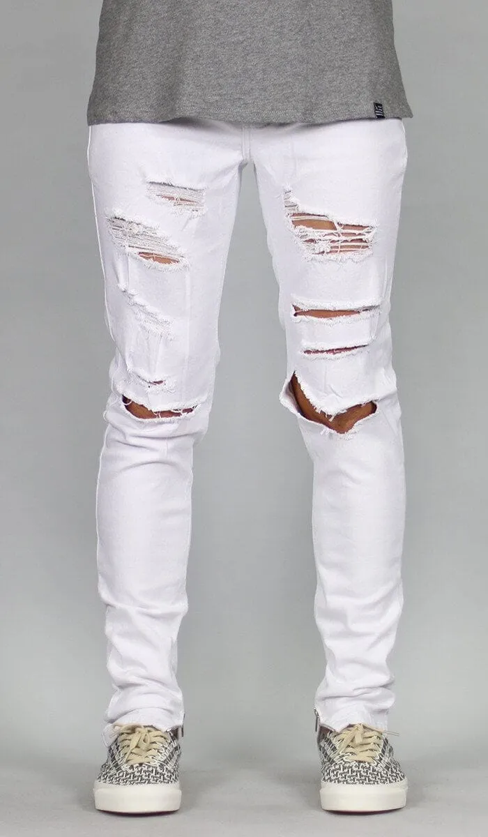 White Ato Pants sold by Hyper Denim product image thumbnail 3