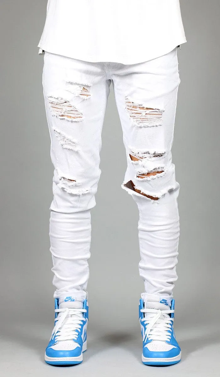 White Ato Pants sold by Hyper Denim product image thumbnail 5