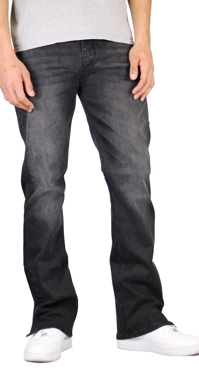 Black Flare Zipper Jeans sold by Hyper Denim product image thumbnail 4