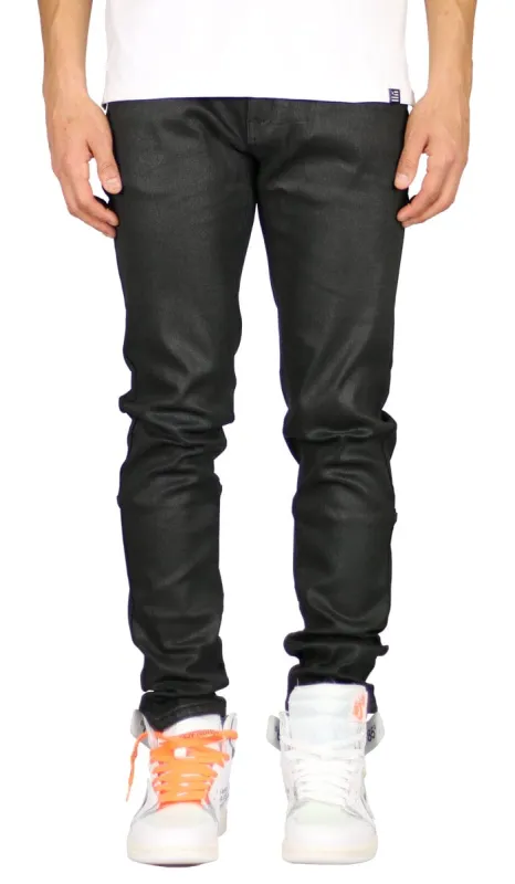 Coated Slim Tapered Jeans sold by Hyper Denim