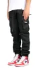 Black Straight Cargo Pants sold by Hyper Denim
