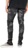 Black Camo Zipper Pants sold by Hyper Denim