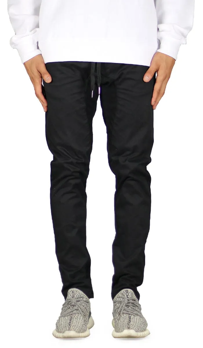 Black Drop Crotch Pants sold by Hyper Denim