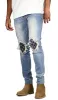 M.Blue Studded Jeans sold by Hyper Denim