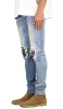 M.Blue Studded Jeans sold by Hyper Denim