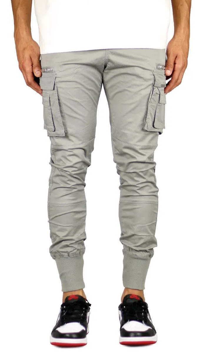 Gray Cool Cargo Joggers sold by Hyper Denim