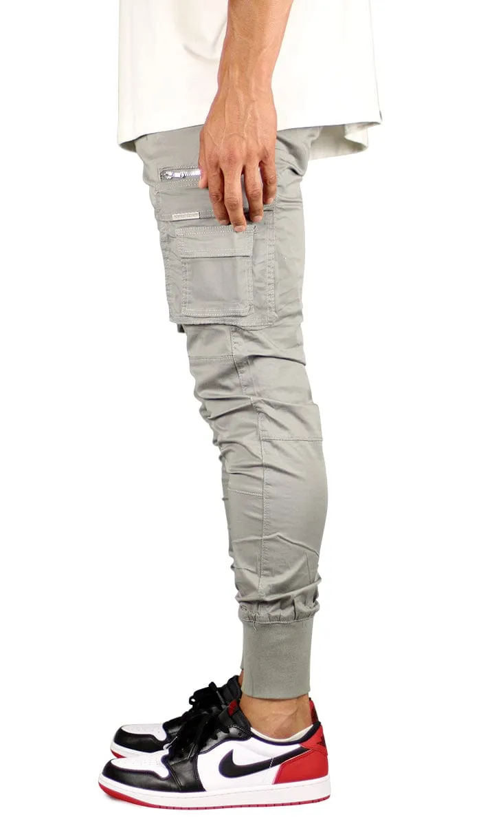 Gray Cool Cargo Joggers sold by Hyper Denim product image thumbnail 3