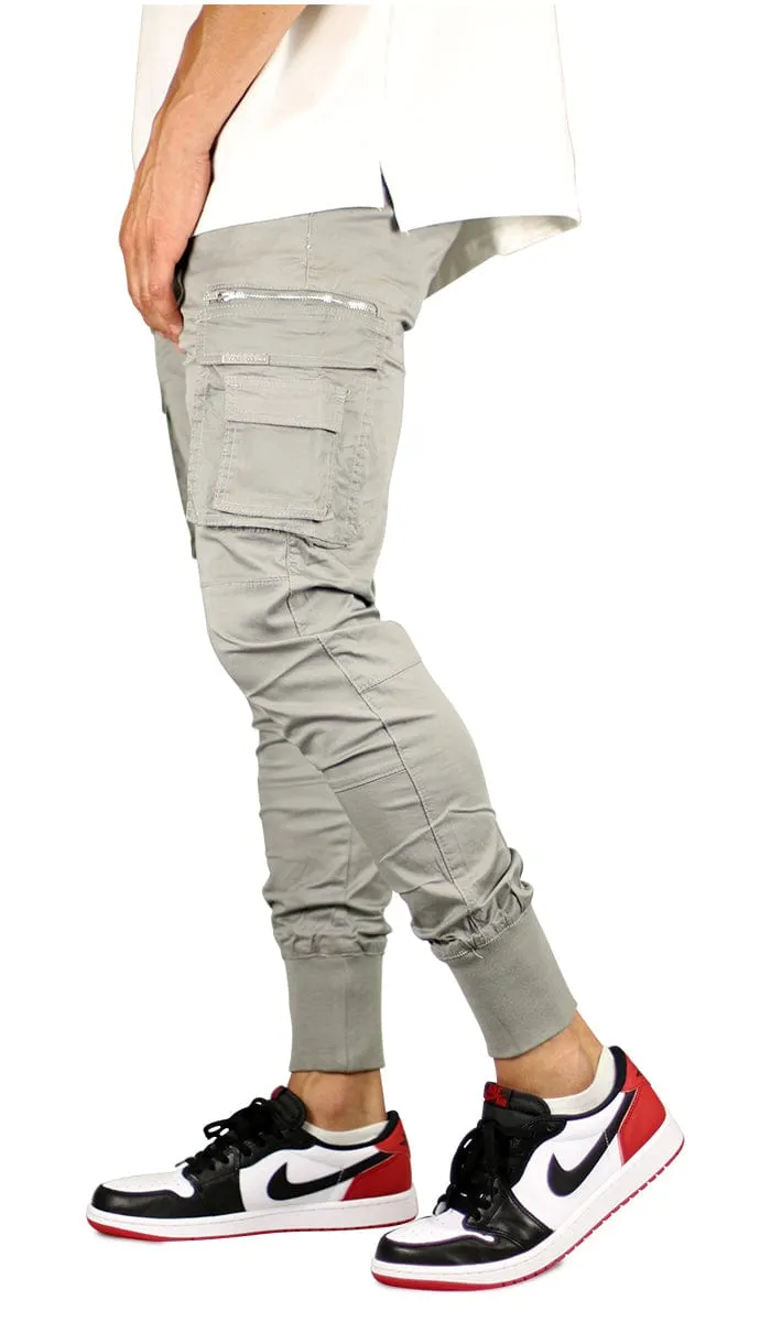 Gray Cool Cargo Joggers sold by Hyper Denim product image thumbnail 4