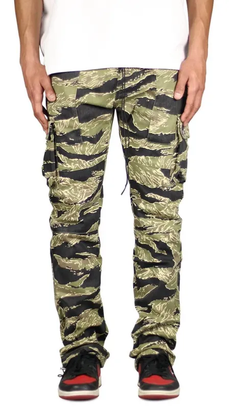 Desert Tiger Straight Cargo Pants sold by Hyper Denim