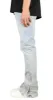 LT. Blue Flare Zipper Jeans sold by Hyper Denim