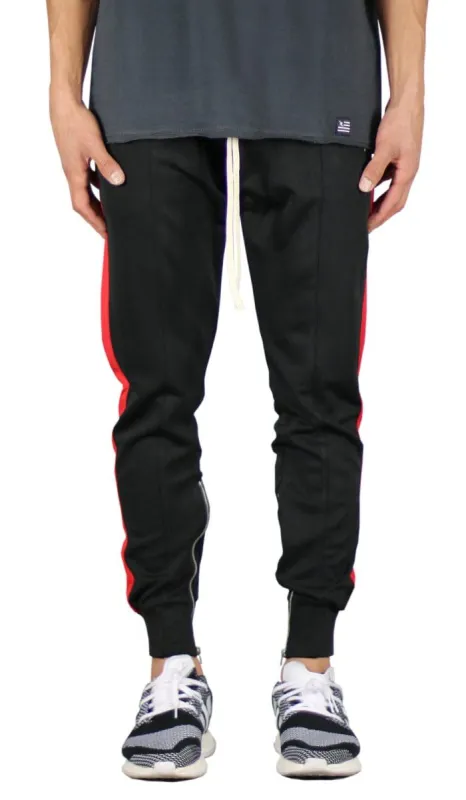 Bred Track Zipper Jogger sold by Hyper Denim